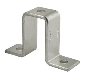 Long Top Hat U Bracket (for 2 x 41x41mm Channel)