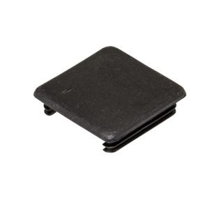 41 X 41mm Plastic End Cap – Black - Pack of 10